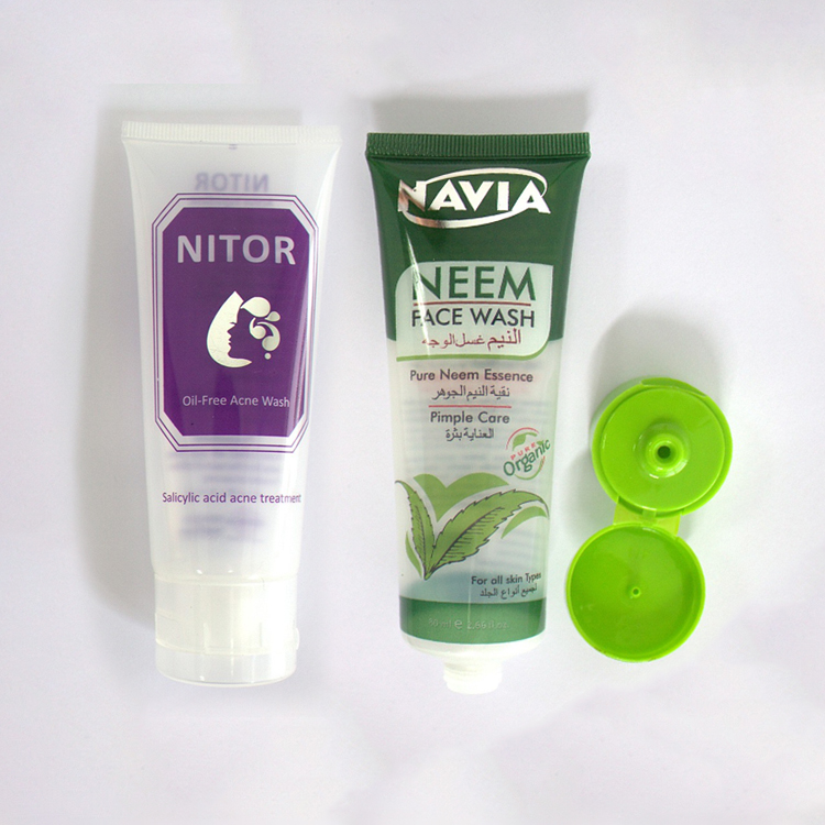 Biodegradable Recyclable Cosmetics Packaging Tubes Free Plastic Tube